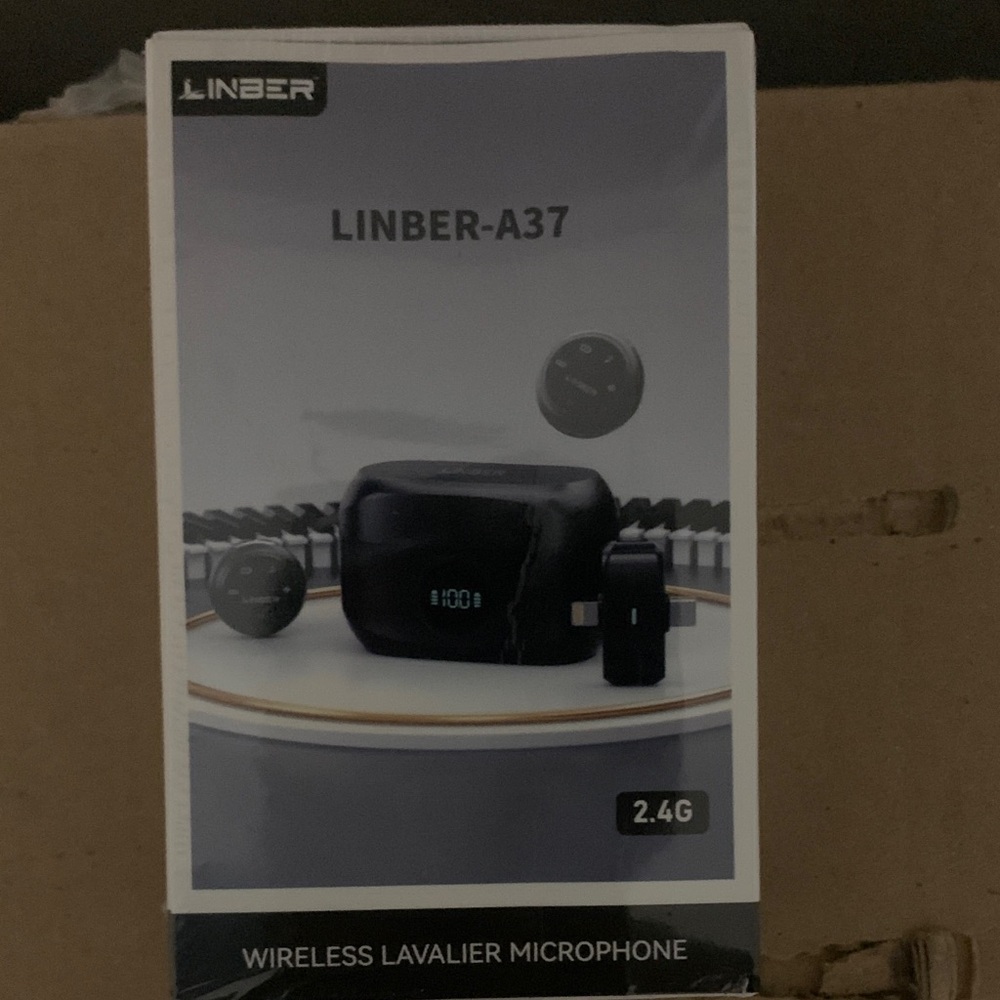 LINBER A37 Wireless Lavalier Microphone Set